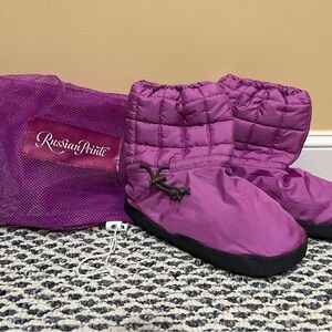 Russian Pointe Purple Women's Ballet Booties